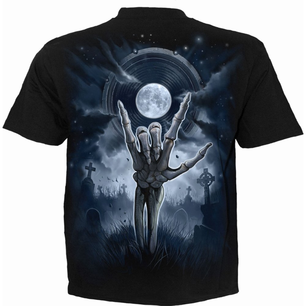 Spiral - GRIM ROCKER Herren T-Shirt - Schwarz